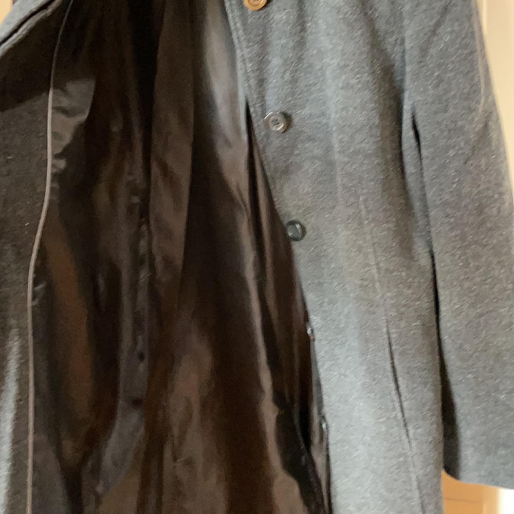 πHPπ DONNYBROOK Vintage Style Faux Fur Trimmed Hooded Wool Blend Long CoatβοΈ - Picture 12 of 14